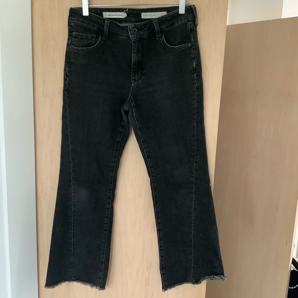 Anthropologie Pilcro Flare black pants size 28